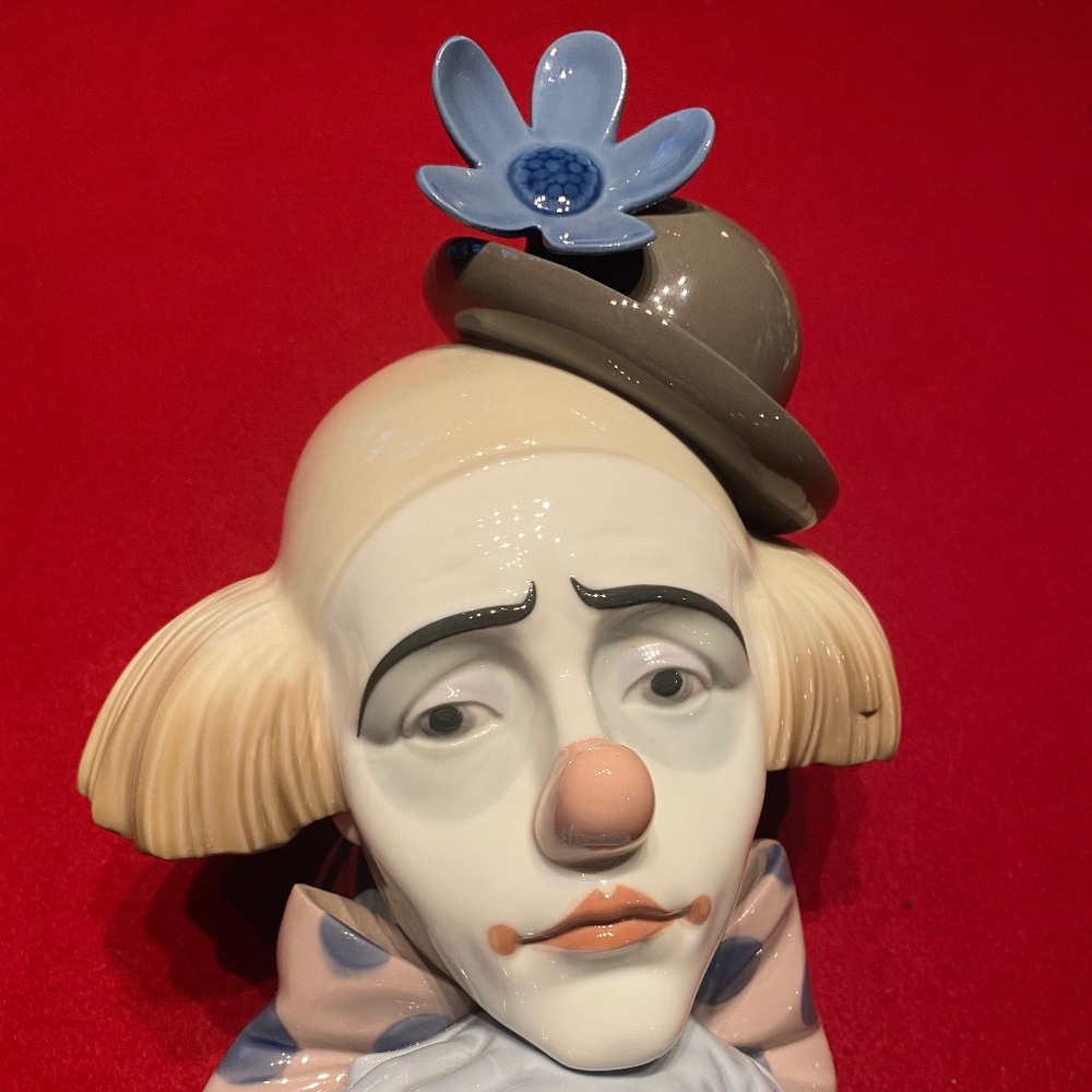 Vintage Collection LLadro porcelain clown
